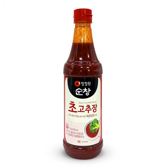 청정원 순창 새콤달콤 초고추장 초장 1kg, 1g, 1개