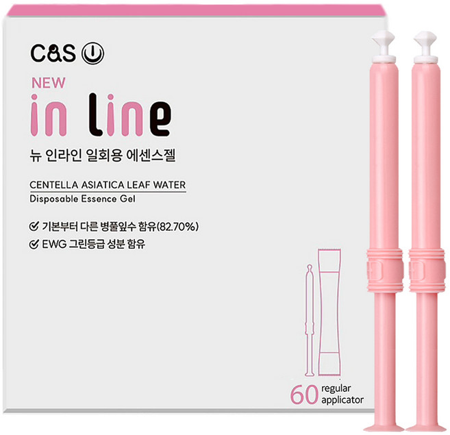 뉴인라인 일회용 에센스젤, 60개, 1.8g