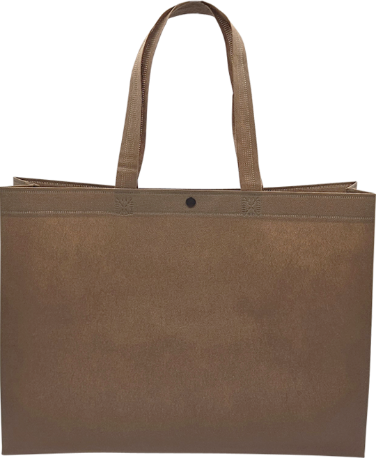 에코로버 모던 장바구니 부직포 쇼핑백 중형, 1개, 브라운