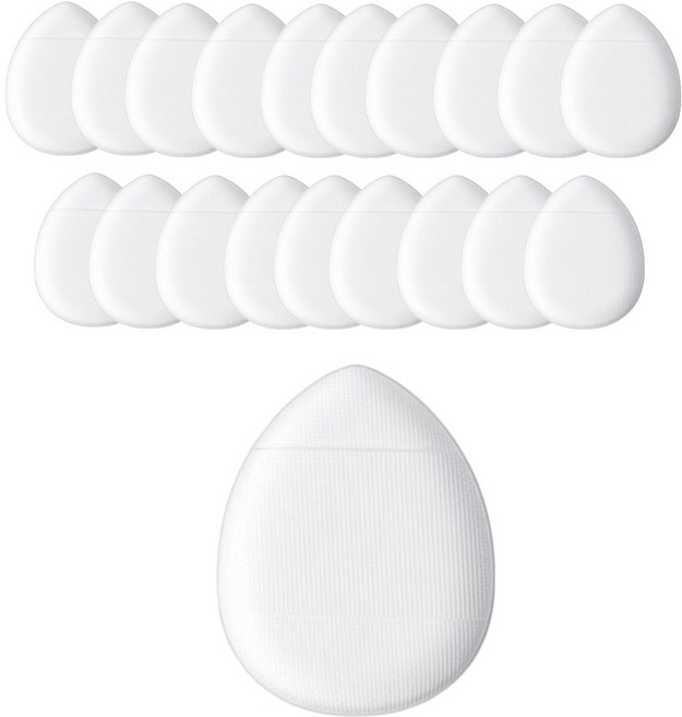 데일리프렌즈 미니 핑거 에어퍼프, 화이트, 20개