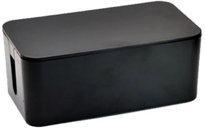 멀티탭 정리함, 1개, 블랙
