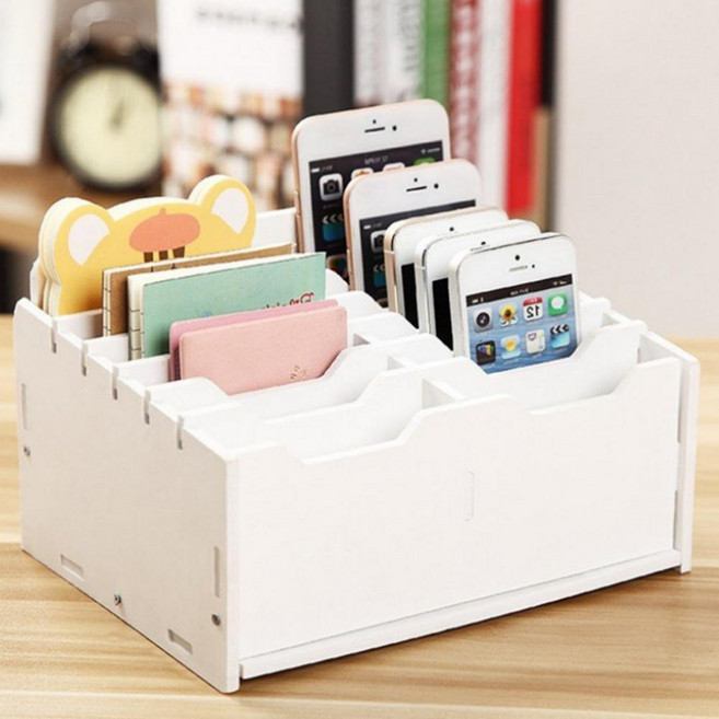 Home 가정용 회사용 벽걸이형 휴대폰 정리 수거함 12구, 12칸, 1개