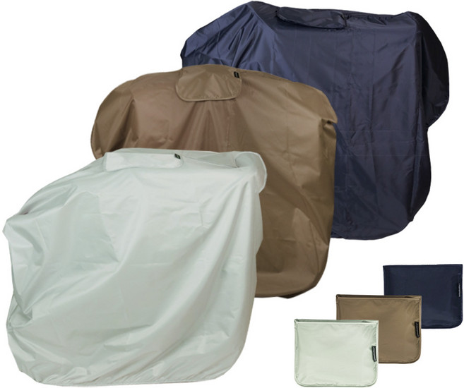 와우베이비 다용도 덮개 더프리커버 (유모차 유아자전거 전동차 웨건 덮개 보관용 커버), 대사이즈, 브라운, 1개, 브라운