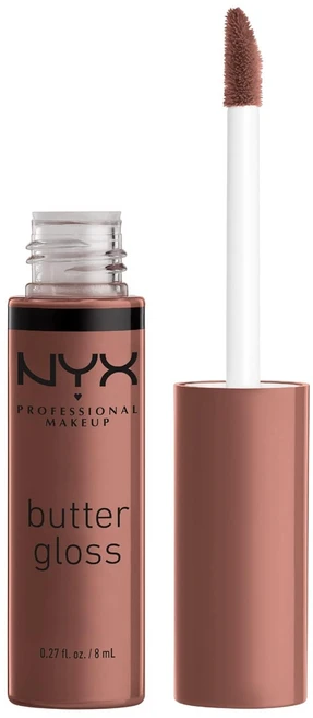 NYX 프로페셔널 메이크업 버터 글로스 끈적임 없는 립글로스, Butterscotch, 1개, 8ml - 쿠팡