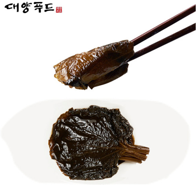 [대양푸드] 알싸한 고추냉이잎 장아찌 절임, 1개, 2kg