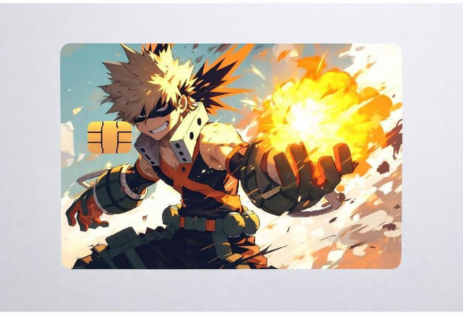 나의히어로 아카데미아 나히아 히로아카 바쿠고 카츠키 카드 스티커 교통카드 체크카드, 교통카드 (no chip), 8