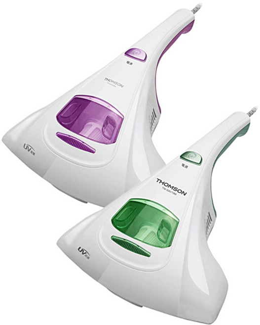 THOMSON 紫外線抗敏除塵蟎機 高速震動拍打 UV殺菌 強勁吸力 可水洗集塵盒 人體工學設計, 綠色, TM-SAV19M