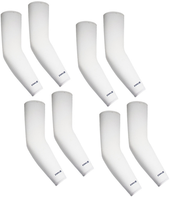 우노스 매직 냉감 쿨 토시 양손 2세트, 민자 화이트, 4개