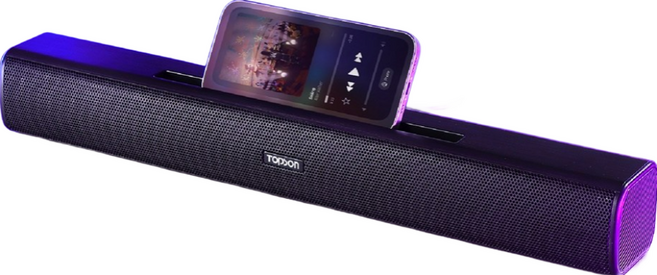 TOPSON 3D立體環繞音響 無線連接 沉浸式家庭劇院體驗, 黑色, US-S35