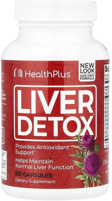 헬스 플러스 리버 디톡스 (간 디톡스) Health Plus Liver Detox™ 60정, 1개 - 쿠팡