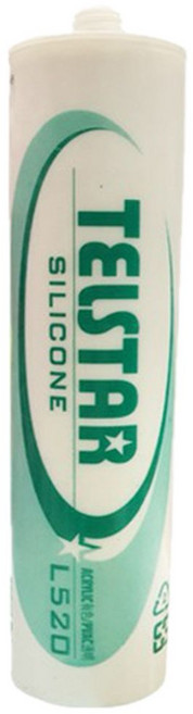 TELSTAR 水性矽利康 L520 百合白 280ml, 1個