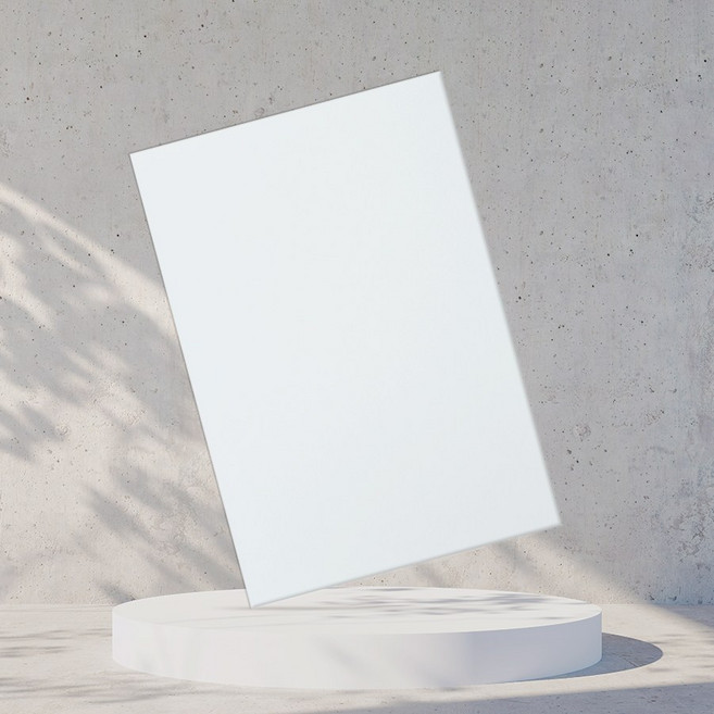 엘림 백색 우드락 원단보드 (5T) 610X910 mm (10장), 10장, 5mm