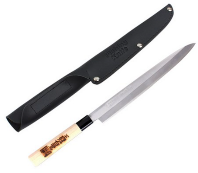 백로 단조 사시미 240mm + 칼집, 혼합색상, 1세트