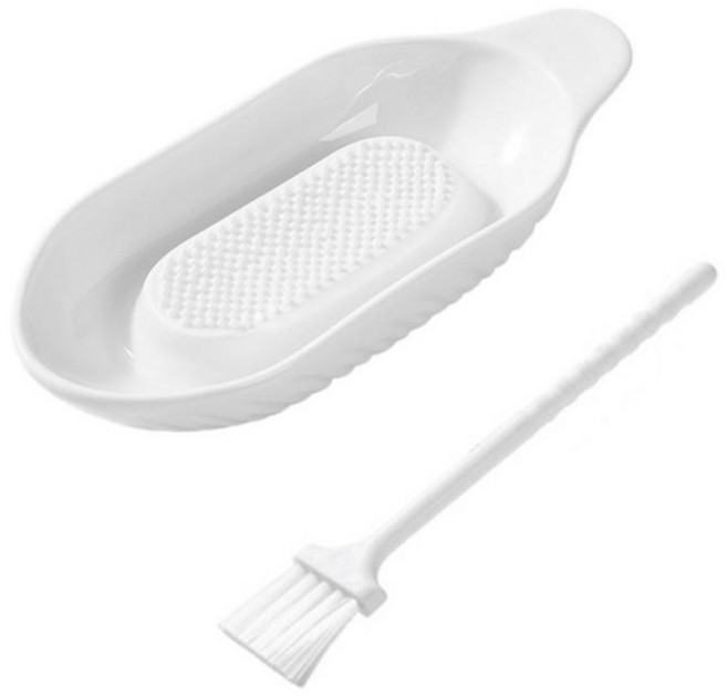 세라믹 마늘 강판 도자기 플레이트 과일 야채 Onio에 대한 다목적 분쇄기 접시 버니 싱 기계, 01 빠른, 1개