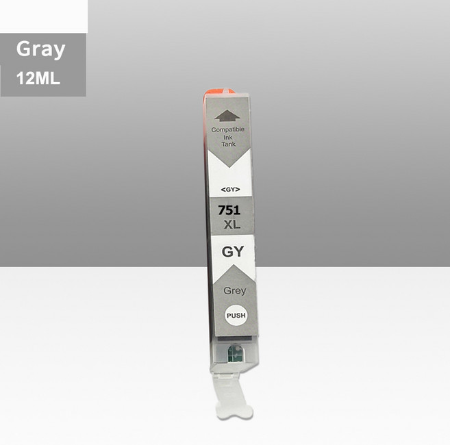 PGI750 750XL CLI751 751XL 墨水匣 MG6370 MG7170 MG7570 iP7270 iP8770 iX6770 MG5570 MG5670, 灰色, 1個
