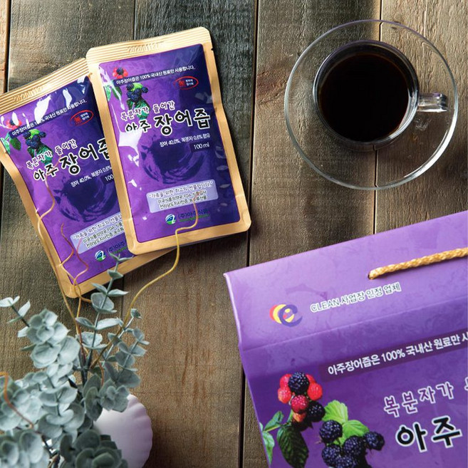 우체국쇼핑 복분자가 들어간 아주 장어즙 100ml, 30개