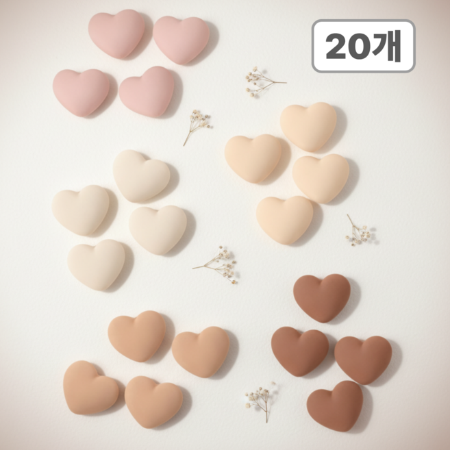 맥픽스 네오디움 마그네틱 인테리어 냉장고자석, 하트