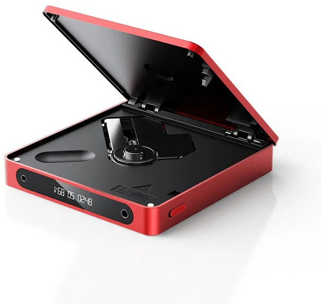 FiiO DM13 BT 隨身 Hi-Fi CD 播放器 藍牙版 DAC晶片 USB 轉檔, 紅色