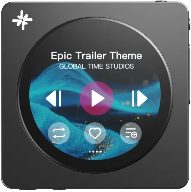 쿠쿠스토어 피오 스노우스카이 디스크 하이 레졸루션 음악 플레이어 HIFI 휴대 MP3 2T 블루투스5.4 와이파, 04 Black