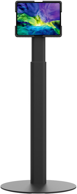 피스마운트 키오스크 웨이팅 태블릿 스탠드 거치대 이동식 고정식 높이조절 플로어 타블릿 거치대 PTSE13B 블랙, [ PTSE13B ]