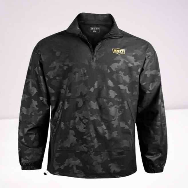 이코리브 ZETT 야구 긴팔 바람막이 블랙 트레이닝복