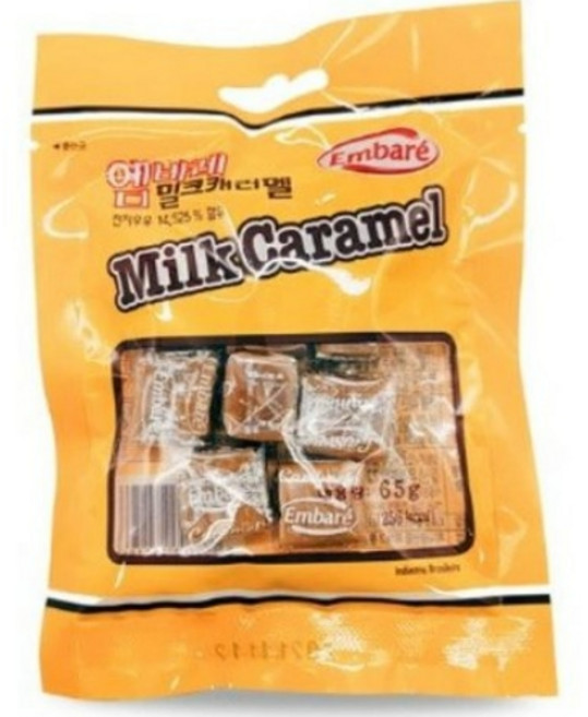 엠바레 밀크캐러멜, 65g, 9개