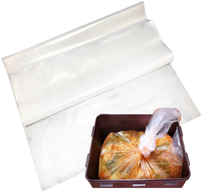 (당일출고) 비닐 모아 두꺼운 PE 김장봉투 투명 비닐, 50개, 1세트, 중간