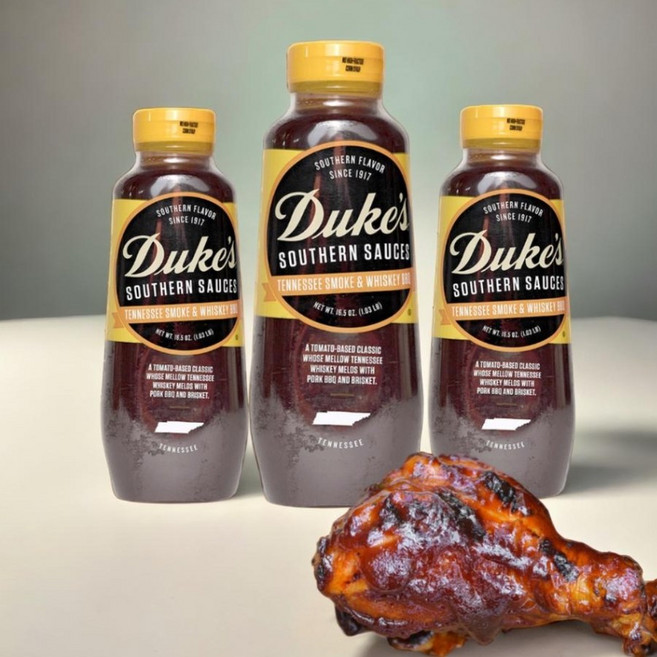 미국 듀크 테네시 스모크 위스키 바베큐 소스 488ml x3팩 스테이크 드레싱, 3개