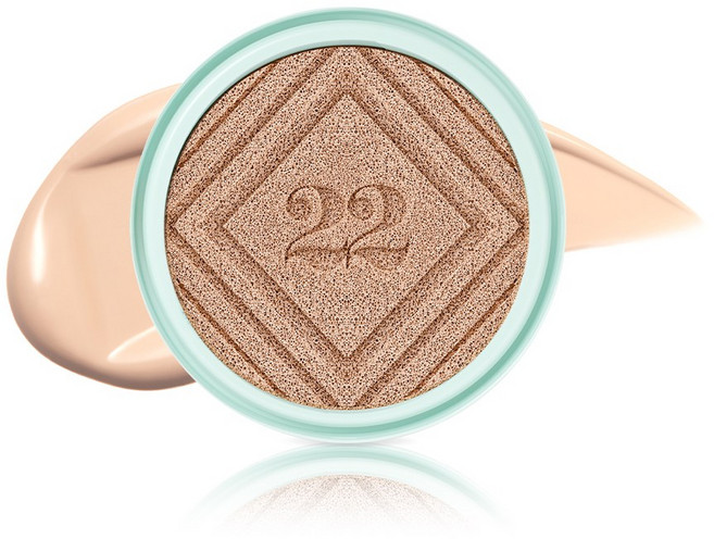 조성아22 씨앤티 바다 앰플 대왕쿠션 파운데이션 SPF50+ PA++++ 리필 25g, 01 라이트 베이지, 1개