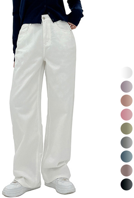 코모도 여성 와이드 면바지 9컬러 ( 2단기장 )