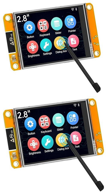 2.8인치 ESP32 디스플레이 ESP32-2432S028R ILI9341 저항 터치 스크린 240x320 TFT LCD 모듈 WiFi 블루투스 듀얼 코어 ESP-WROOM-, 2.8인치 ESP32 디스플레이 ESP32-2432S0