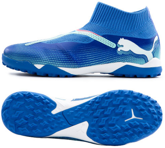 푸마 남성 풋살화 퓨쳐7 매치+ LL TT 네이비 연두 미드