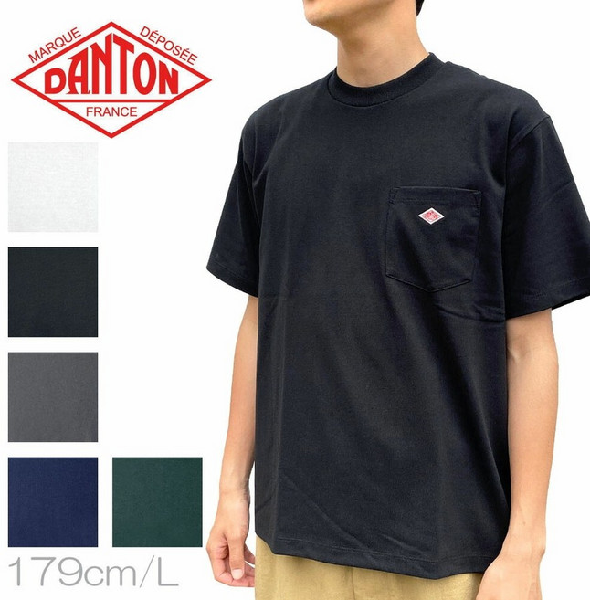 DANTON 남성 코튼 폴리 티셔츠 DT-C0198