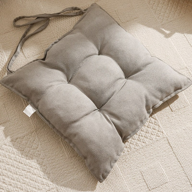 해피유통 봄 여름 가을 겨울 사계절용 플라워 디자인 부드러운 면소재 쿠션 의자방석, 하나, 27호-45x45cm