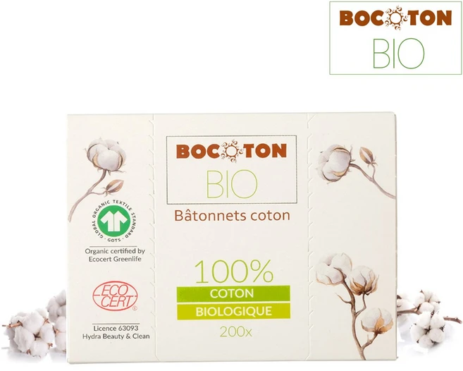 보코통 유기농 면봉 200개입, 1개 - 쿠팡