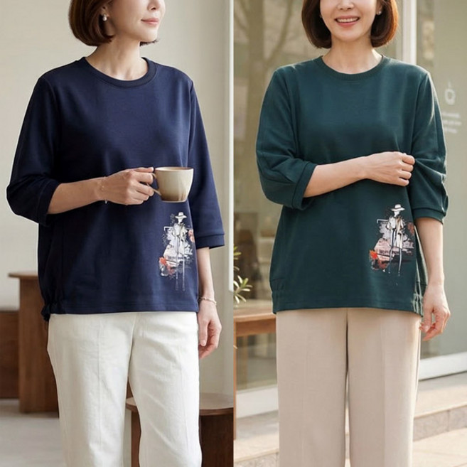 [엄마옷 로즈맘] 새은스트링티셔츠