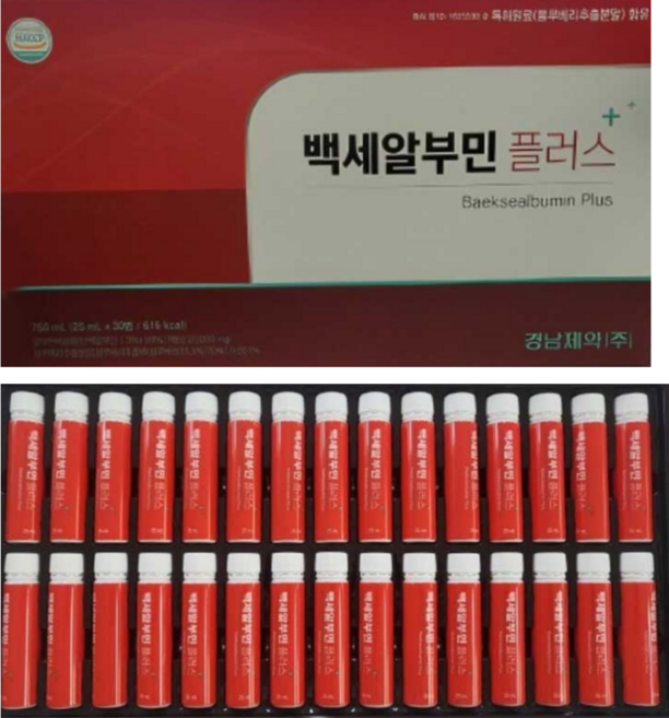 경남제약 백세알부민 플러스 마시는 액상 프리미엄, 30개, 25ml