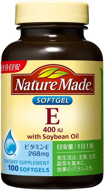 Nature Made 萊萃美 維他命E400IU&大豆油軟膠囊, 100顆, 1罐