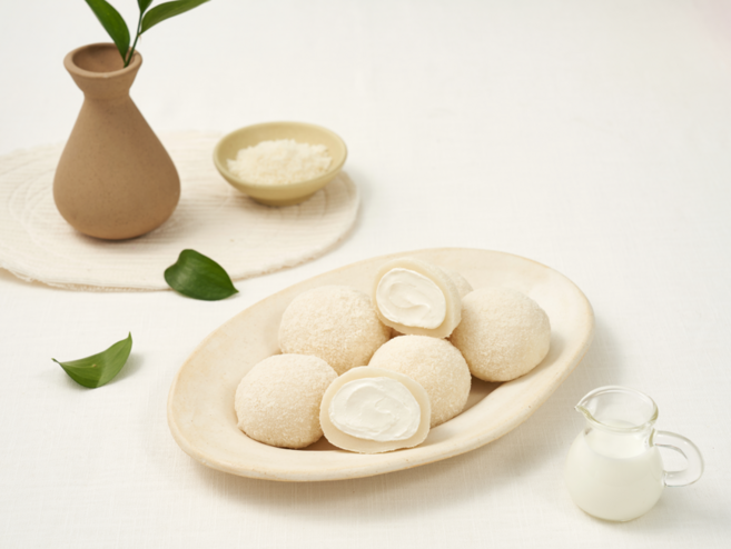 헐레벌떡&황금들녘 순우유크림떡, 8개, 50g