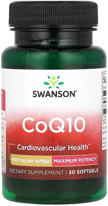 Swanson CoQ10 최대 효능 400mg 소프트젤 30정, Swanson CoQ10 최대 효능 400..., 1개 - 쿠팡