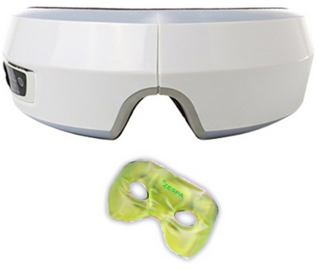 제스파 무선 온열 눈 마사지기 + 퀸아이 냉온마스크 세트, 마사지기(ZP441), 마스크(ZP217)