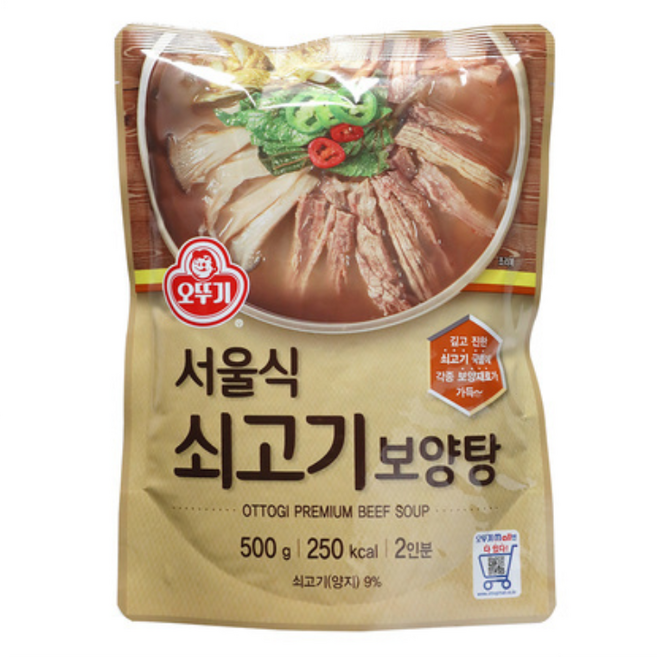 오뚜기 서울식 쇠고기 보양탕, 500g, 12개