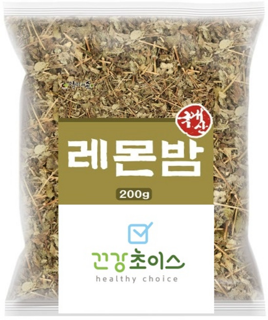 국내산 건조 레몬밤 원물, 2개, 1개입, 200g
