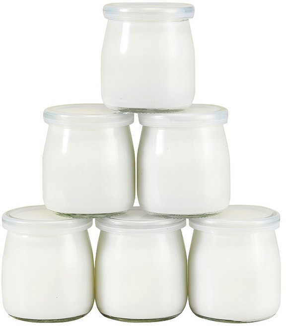 삼양전자 요구르트제조기 요구르트 유리병 200ml x 6개 1세트 키친아트 보만 대우 호환용, 6개1세트