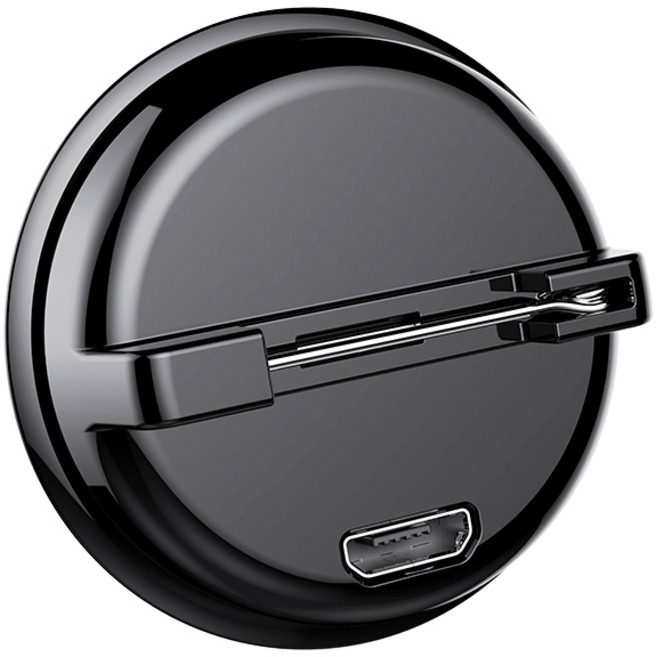 배지형 초소형 녹음기 동전 녹취 코인 차량 비밀 대화, 4GB 원클릭 녹음(안드로이드 애플 범용)