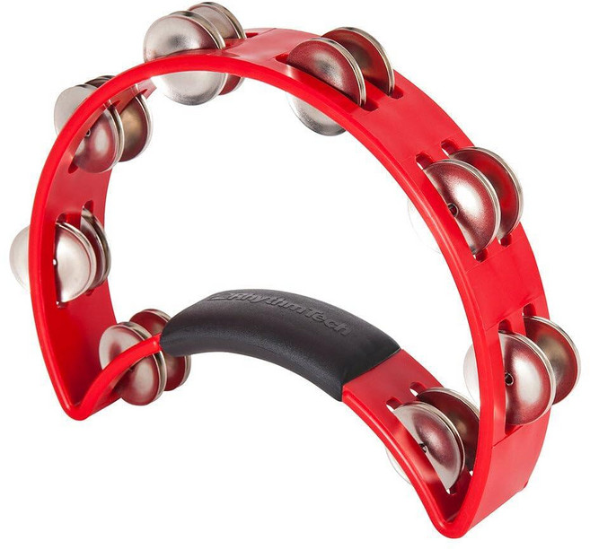 RhythmTech 탬버린 니켈 징글스 블랙 (RT1010), RhythmTech 탬버린, 니켈 징글스, 블랙 (RT