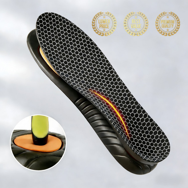 족저근막염깔창 아치깔창 인체공학적 운동 전용 깔창 기능성 깔창 가볍고 편안함, 1세트