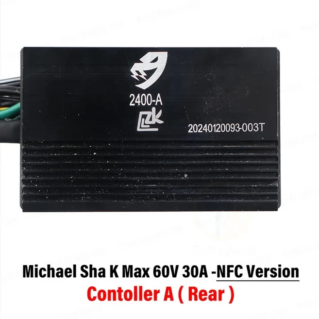 NAMI Klima Max 전기 스쿠터 60V 30Ah 제어 스쿠터 부품 용 기존 60V 30A 컨트롤러, 01 60V30A Rear A, 1개
