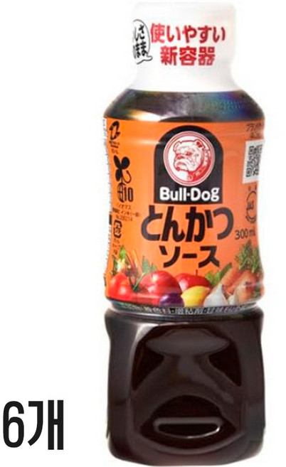 불독 돈까스 소스, 300ml, 6개