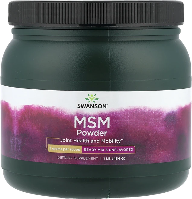 스완슨 MSM 분말 레디 믹스 무맛 5g 454g, 3개, 453g - 쿠팡